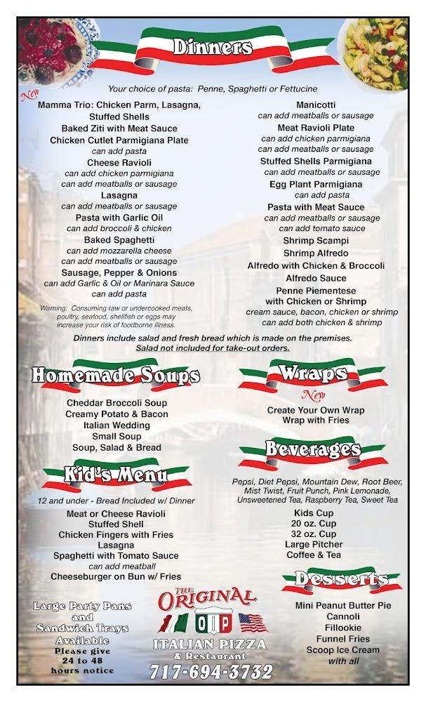 Original Italian Pizza (OIP) Extra Shrimp