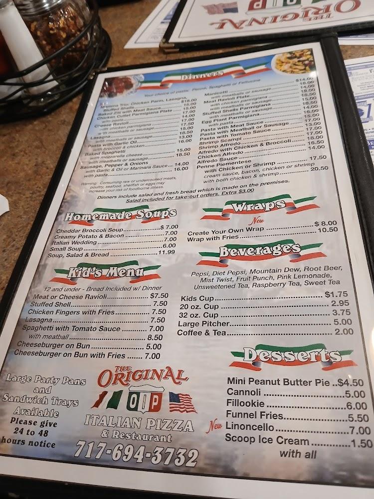 Original Italian Pizza (OIP) Menu image 4